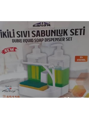 Üçtem Plastik Üçtem Plas Ikili Sıvı Sabunluk Seti 2X350 Ml(K)