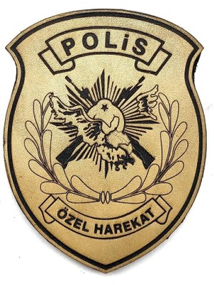Seyhan Askeri Malzeme  Polis Özel Harekat Deri Peç- Arma - Patch