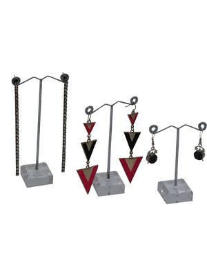 Stand Market  Küpe Standı Metal Mini 3'lü Set