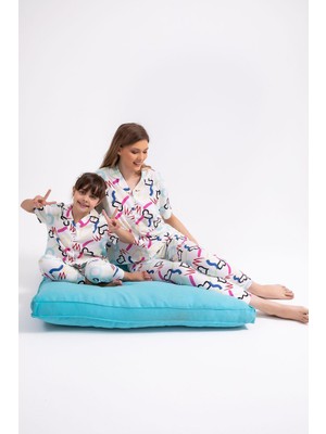 Rolypoly Love Krem Kadın Gömlek Pijama Takımı 2786-S - Krem