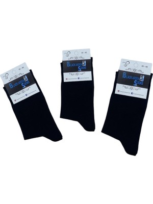 Black Arden Socks Unisex Siyah 36-40 Numara Soket Çorap BT-0454