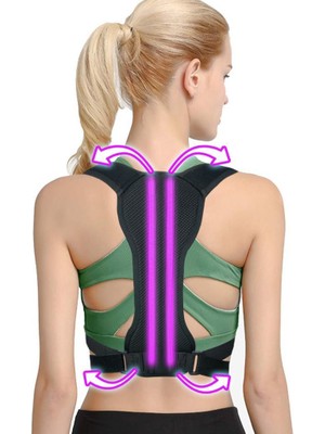 Dik Durus Korsesi Kambur Önleyici Korse Erkek Bayan Bel Sırt Omuz Dik Durmak Yürümek Için Korse