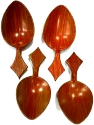 Oyun Kaşığı Kısa Saplı Kına Gecesi Kaşığı Yumurta Kaşığı 4 Adet