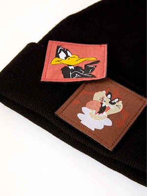 Looney Tunes Siyah Bere Değiştirilebilir Stickerlı