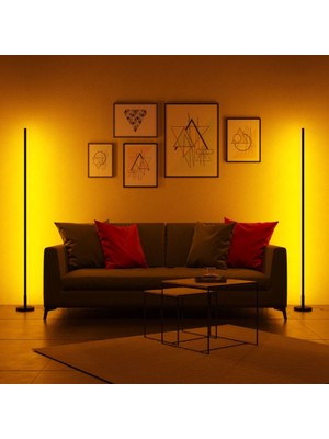 Neeko Sese ve Müziğe Duyarlı Kumandalı Led Lambader Full Rgb 120 cm