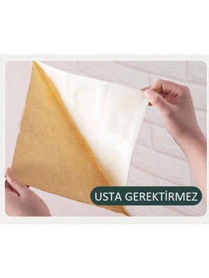 Renkli Duvarlar Kendinden Yapışkanlı Dekoratif Pratik 3D Foam Wallpaper Duvar Kağıdı Paneli