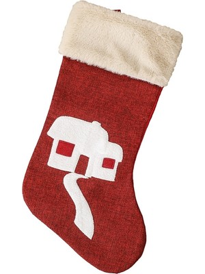 Generic 4 Adet Takım Noel Çorap Beyaz Damgalama Altın Kar Tanesi Noel Süsler Noel Kolye Noel Ağacı Süslemeleri Noel Hediye Çorap