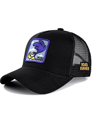 Sanlindou Anime Karikatür Mickey Donald Duck Snapback Pamuk Beyzbol Şapkası, Erkekler Ve;Kadınlar Kalça (Roadrunner Siyah) (Yurt Dışından)