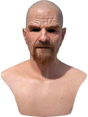 Sanlindou Lateks Maske Breaking Bad Profesör Bay Beyaz Gerçekçi Kostüm Cadılar Bayramı Cosplay Sahne (Yurt Dışından)