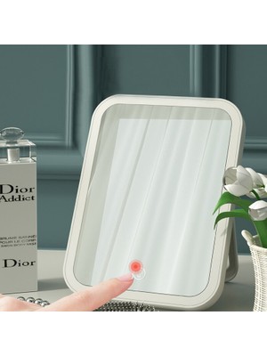 Sanlindou 3 Renkler Işıklar Ayarlanabilir Parlaklık Led Şarj Edilebilir Led Kozmetik Ayna Makyaj Aynası İle 27 Led Lambaları Takma Ve Şarj | Makyaj Aynaları (Beyaz) (Yurt Dışından)