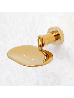 Sanlindou Lüks Altın Kaplama Katı Pirinç Banyo Tuvalet Sabun Sepeti Duvara Montaj Altın Sabunluk Tutucu | Sabunluk Tutucu | Sabun Basketd Sabunluk (Yurt Dışından)
