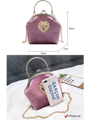 Sanlindou Tasarım Çanta Kadın Omuz Çantaları Moda Tote Çanta Yüksek Kalite Zincir Crossbody Çanta Bayanlar Akşam Paketi | Omuz Çantaları (Pembe) (Yurt Dışından)