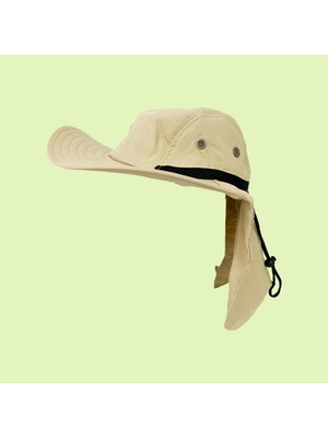 Buğday Rengi Ayarlanabilir Özellikli Outdoor Bahçe - Safari Şapkası