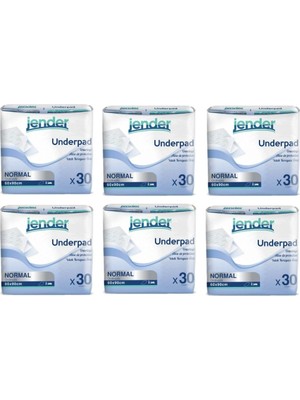 Jender 60 x 90 cm Yatak Koruyucu Örtü 30'lu x 6 180 Adet