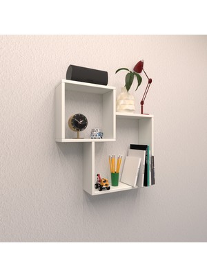 Rafkestir Torku Duvar Rafı Beyaz ( Mat )