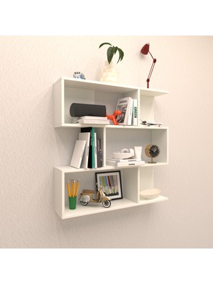 Rafkestir Accord Duvar Rafı Beyaz ( Mat )