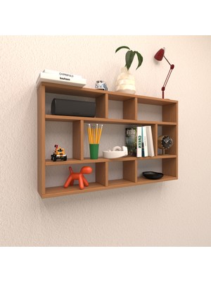 Rafkestir Monaco Duvar Rafı Bambu ( Parlak )