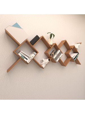 Rafkestir Mina Duvar Rafı Bambu ( Mat )