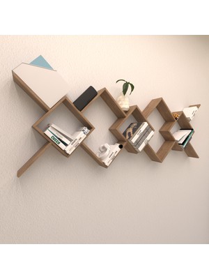 Rafkestir Mina Duvar Rafı Kafkas Meşe ( Mat )