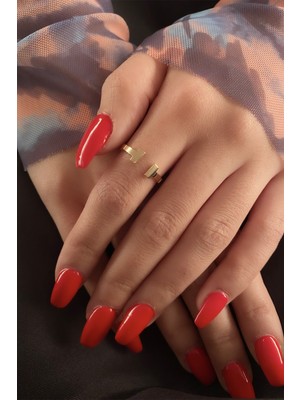 Fiyonk Kuyumculuk 14 Ayar Altın  Çift Başlı Yüzük