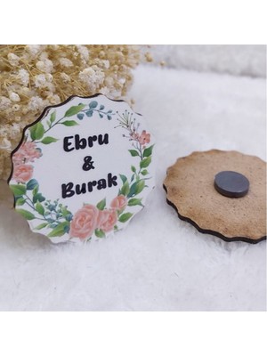Hayaller Dükkanı 30 Adet Ahşap Buzdolabı Magnet Ucuz