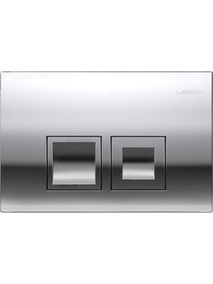 Geberit DELTA50 115.135.21.1 Kumanda Paneli Çift Basmalı, Parlak Krom