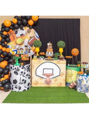 Best Parti Pastel Balon Zincir Turuncu - SIYAH100 Adet + 5 mt Balon Zinciri