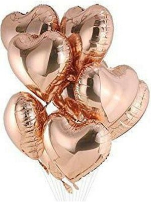 Best Parti Rose Gold Kalp Folyo Balon 45 cm 1 Adet