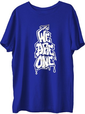 Top Glory WEAREONE2W  Baskılı Penye Boks  Sporcu T-Shirt