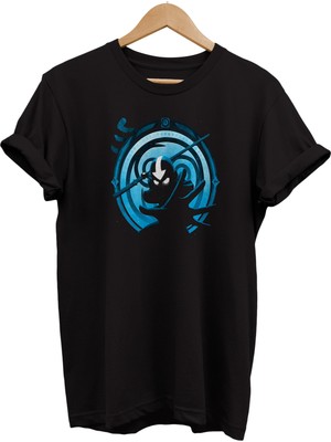 Remonz Avatar Baskılı Baskılı %100 Pamuk Oversize T-Shirt Büyük Beden Tişört