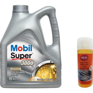 Super 3000 X1 5W40 Motor Yağı 4 L (Üretim Yılı: 2023) + Gojo Yazlık Camsuyu