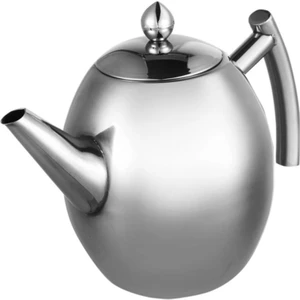 1000 Ml Çay Potu Isıya Dayanıklı Paslanmaz Çelik Demlik Filtre İle Puer Su Isıtıcısı Infuser Ofis Teaware Büyük Kapasite Setleri | Çaydanlıklar (1L) (Yurt Dışından)