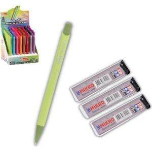 0.9 mm Uçlu Kalem ve 0,9 mm Ucu 3 Adet Mikro MP-330 Versatil Kalem Seti 1 Paket