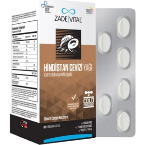 Zade Vital Hindistan Cevizi Yağı 60 Yumuşak Kapsül