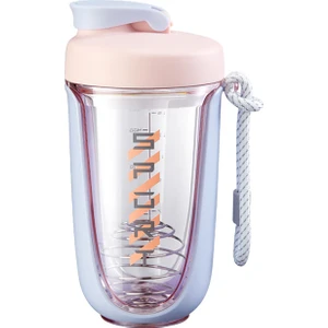 550ML Moda Protein Shaker Silikon Günlük Kullanım Için Narin Dekoratif Protein Çalkalayıcı
