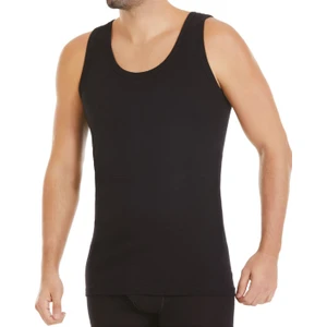 Erkek Ribana Siyah Kolsuz Atlet(18)