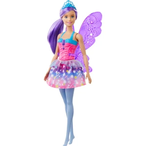 Dreamtopia Peri Bebekler - Renkli Pembe Elbiseli, Mor Saçlı GJK00