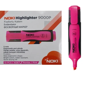 Fosforlu Kalem 10 Adet Pembe