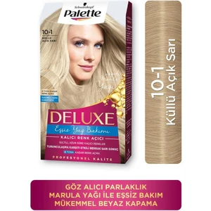 Deluxe Kalıcı Renk Açıcı 10-1 Küllü Açık Sarı Saç Boyası