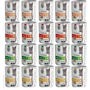 Pro Perfeck Karışık Tahılsız Taurinli Ezme Kedi Konservesi 400 gr 20 Adet