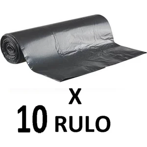 J-500 gr Jumbo Boy Çöp Torbası 80x110 cm 10'lu Rulo x 10 Paket = 100 Adet