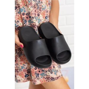 Unisex Siyah Yeezy Slide Terlik