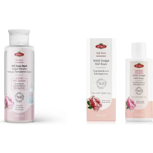 Gül Kürü %100 Doğal Gül Suyu + Gül Kürü Gül Suyu Bazlı Doğal Micellar Makyaj Temizleme Suyu