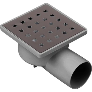 93212 Kare Yer Sifonu 50 mm Alttan Çıkışlı