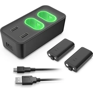 Xbox Series S x Batarya Şarj Dock + 2 Adet Pil Dahil