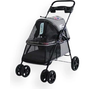 Tourist Kedi Köpek Arabası Gri 46 x 85 x 91.5 cm