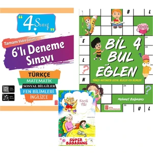 Ata Yayıncılık 4. Sınıf 6’'Lı Deneme Sınavı+ Bil Bul Eğlen