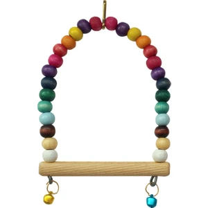 Dmc Pet Store Dmc Tahta Boncuklu Kuş Salıncağı