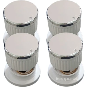 Icanpares Luno-Luxell-Luxor Ankastre Set Üstü ve Ocak 4 Lü Düğme Takımı