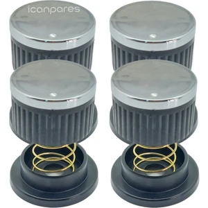 Icanpares Luno-Luxell-Luxor Ankastre Set Üstü ve Ocak 4 Lü Düğme Takımı